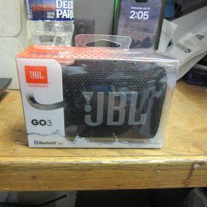 JBL GO 3 Wireless Bluetooth Speaker Portable Waterproof Black